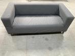 Zetel 2 persoons grijs, Ophalen, Strak, 150 tot 200 cm, Tweepersoons