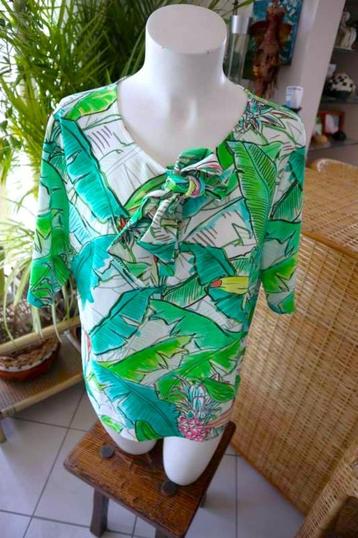 natuurlijk groen opfleurend leuke blouse beschikbaar voor biedingen