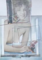 POL MARA / SENSUELE VROUW / KLEURLITHO / 72x52cm, Antiek en Kunst, Kunst | Litho's en Zeefdrukken, Ophalen of Verzenden