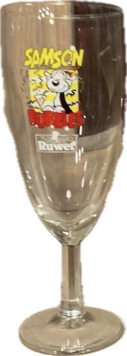 GEZOCHT! Samson en Gert Bubbel glazen, Verzamelen, Glas en Drinkglazen, Zo goed als nieuw, Ophalen
