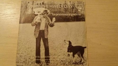 Disque vinyl 45 tours johnny hallyday la premiere pièrre, CD & DVD, Vinyles | Rock, Comme neuf, Pop rock, Enlèvement ou Envoi
