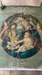 Doek Sandro Botticelli “Madonna met Kind en engelen”, Antiek en Kunst, Ophalen of Verzenden