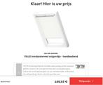 VELUX Verduisterend rolgordijn - DKL SO6 1025SWL, Ophalen, Zo goed als nieuw, Wit