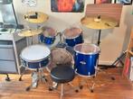 Drumstel pearl export 5-delig High Voltage Blue, Muziek en Instrumenten, Drumstellen en Slagwerk, Ophalen, Zo goed als nieuw, Pearl