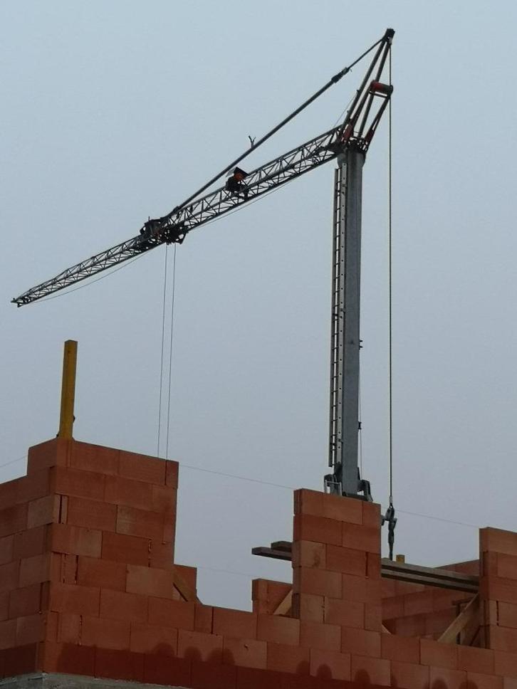 BOUWKRAAN ARCOMET 20M, 230volt, Doe-het-zelf en Bouw, Lieren en Takels, Gebruikt, Elektrisch, Ophalen