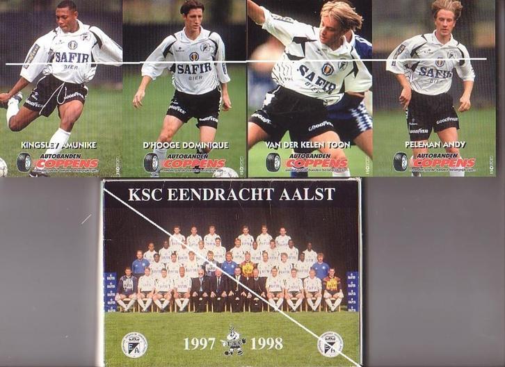 KSC Eendracht Aalst / 30 Foto 's 1997 - 1998, Verzamelen, Sportartikelen en Voetbal, Zo goed als nieuw, Spelerskaart, Verzenden