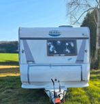 Caravan merk hobby bouwjaar 2001 alle papieren ook bij, Rondzit, Hobby, 2 aparte bedden, Particulier