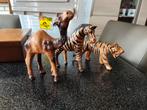 Lot de 3 animaux en cuir, Ophalen, Zo goed als nieuw