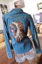 Morgan vintage portret blouse vest sweater, Kleding | Dames, Blauw, Zo goed als nieuw, Maat 36 (S), Morgan