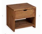 massief grenen nachtkastje, Huis en Inrichting, Ophalen, Nieuw, 45 tot 65 cm, Minder dan 55 cm
