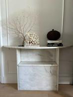 Prachtige marmeren sidetable/ wandtafel, Huis en Inrichting, Ophalen of Verzenden, Zo goed als nieuw