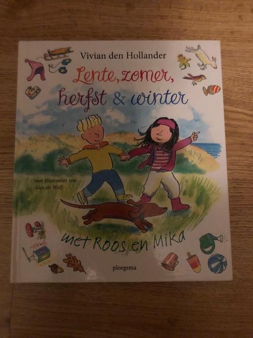 Lente zomer herfst en winter met Roos en Mika .(Hollander), Livres, Livres pour enfants | 4 ans et plus, Comme neuf, 4 ans, Garçon ou Fille