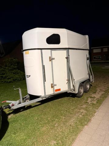 Weijer 2 paards trailer, Dieren en Toebehoren, Paarden en Pony's | Trailers en Aanhangwagens, Ophalen of Verzenden, Zo goed als nieuw