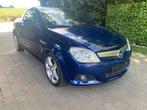 Opel Tigra 1.4 benzine automaat cabrio airco cruise leder, Auto's, Opel, Automaat, Zwart, Cabriolet, Blauw