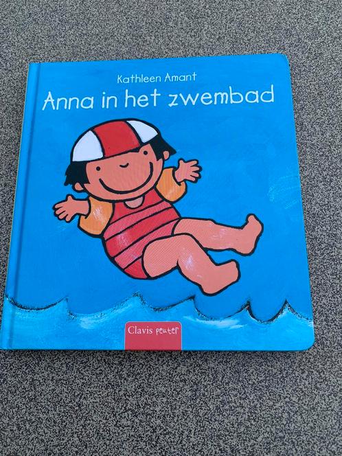 Kathleen Amant - Anna in het zwembad, Boeken, Kinderboeken | Baby's en Peuters, Zo goed als nieuw, Ophalen of Verzenden