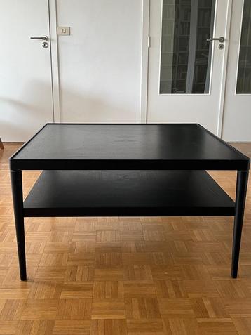 salontafel Ikea - Stockholm - zwart - 90x90x50