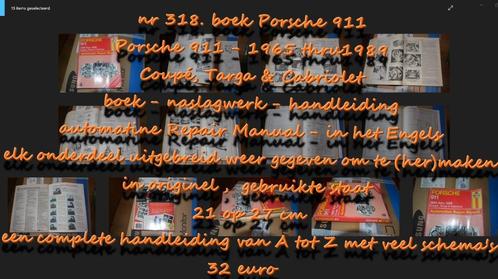 318. boek Porsche 911 , verzending inbegrepen, Boeken, Auto's | Boeken, Porsche, Verzenden