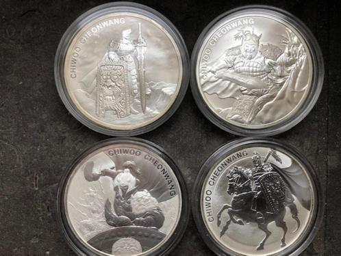 OPRUIMING - Korea Chiwoo serie - 1 oz silver, Timbres & Monnaies, Métaux nobles & Lingots, Argent, Enlèvement ou Envoi