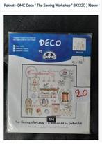 Pakket - DMC Deco " Letters Patchwork " BK721, Hobby en Vrije tijd, Nieuw, Handborduren, Borduurpakket, Verzenden