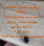 544. juweel ketting , NIEUW , verzending inbegrepen, Verzenden, Zwart, Nieuw, Overige materialen