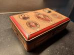 vintage koekjesblik met Belgische koningen, Verzamelen, Koningshuis en Royalty, Ophalen