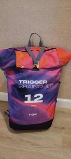 F-One Trigger Brainchild 12m + Linx Bar SK99, Watersport en Boten, Ophalen, Geen board, Zo goed als nieuw, Kite
