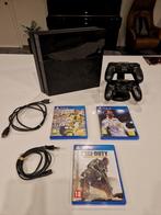 PLAYSTATION 4 + 2 CONTROLLERS + 3 GAMES, Online, À partir de 3 ans, 2 joueurs, Enlèvement