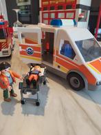 Playmobil ziekenwagen met geluid en licht, brancard, Ophalen, Gebruikt, Complete set