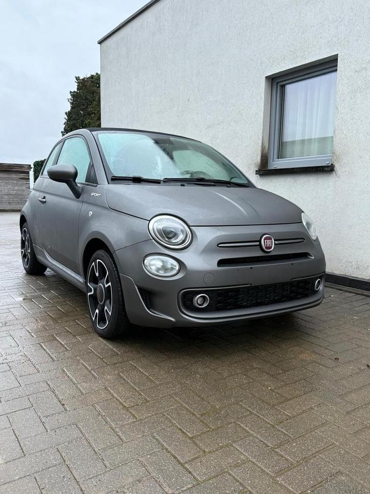 Fiat 500C Sport Hybrid full options weinig km,s Gekeurd!!!, Auto's, Fiat, Particulier, Cruise Control, Euro 6, Cabriolet, Handgeschakeld