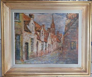 Schilderij G. Hebbelynck 1963 beschikbaar voor biedingen