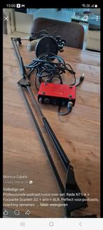 NIEUW Professionele podcast/ voice over set, Enlèvement