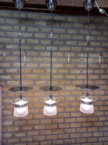 Zeldzame Vintage-Industriële Hanglamp(en) Schmitz Airport beschikbaar voor biedingen