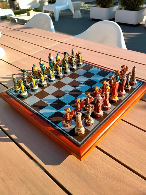 Schaakspel, Hobby en Vrije tijd, Gezelschapsspellen | Bordspellen, Zo goed als nieuw, Ophalen