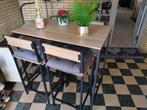 Hoge tafel met stoelen, Huis en Inrichting, Tafels | Eettafels, Ophalen