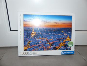 Puzzel Paris with a view - Clementoni - 1000 stuks beschikbaar voor biedingen