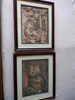 Anton Pieck 3D - 3 dimensie kunstwerken "De Bakkerij", Antiek en Kunst, Ophalen of Verzenden