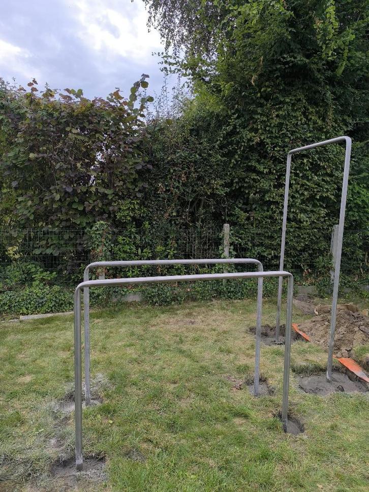 Pull-up bar + dip bar, Sport en Fitness, Fitnessmaterialen, Gebruikt, Overige typen, Armen, Borst, Buik, Rug, Ophalen