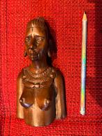 Oud houten Afrikaans beeld, Antiek en Kunst, Kunst | Beelden en Houtsnijwerken, Ophalen of Verzenden