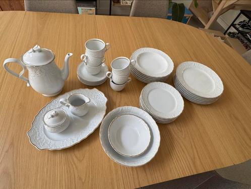 36 delig porselein servies Mitterteich Bavaria, Antiek en Kunst, Antiek | Servies compleet, Ophalen