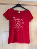 T-shirt en jean Hilfiger taille S (nr7744), Vêtements | Femmes, T-shirts, Rouge, Manches courtes, Enlèvement ou Envoi, Porté