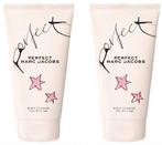 Lot de 2 Gel douche parfumé PERFECT de MARC JACOBS, Verzenden, Nieuw, Bodylotion, Crème of Olie