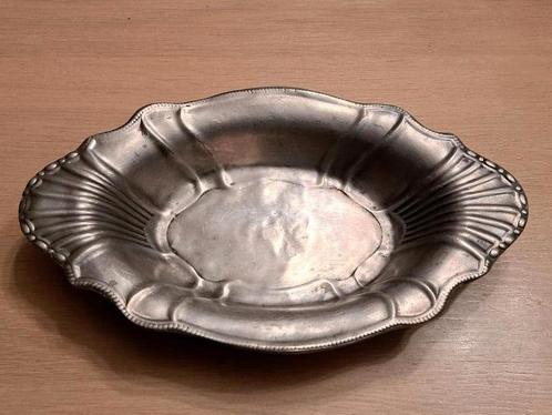 Bijzonder object: zeldzame tinnen fruitschaal., Antiek en Kunst, Antiek | Tin, Ophalen of Verzenden