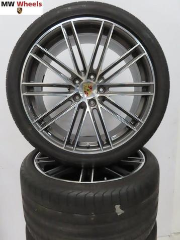 Originele Porsche Cayenne SUV 22 inch velgen zomerbanden, Pneus et Jantes, Enlèvement ou Envoi, 285 mm, Pneus été