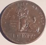 BELGIQUE : 1 CENTIME 1902 FR XF, Timbres & Monnaies, Monnaies | Belgique, Bronze, Envoi, Monnaie en vrac