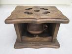 Poêle frison en bois avec pot à feu ANTIQUE, Antiquités & Art, Enlèvement ou Envoi