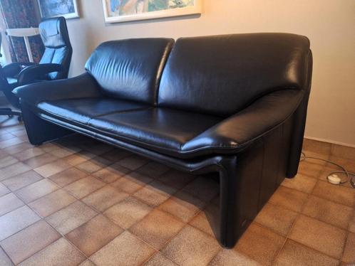Lederen design 2-zit  Laauser made in Germany, Huis en Inrichting, Zetels | Voetbanken en poefs, Gebruikt, 125 cm of meer, Overige vormen
