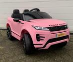 Range Rover Evoque 12v roze bluetooth Rc / Leder zitje/ RUBB, Kinderen en Baby's, Speelgoed | Buiten | Accuvoertuigen, Ophalen of Verzenden