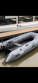 Rubberboot met motor 4pk, Sports nautiques & Bateaux, Canots pneumatiques, Comme neuf, Autres marques, Bois, Enlèvement