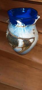 2 vazen  jean claude novaro, Antiek en Kunst, Antiek | Glaswerk en Kristal, Ophalen