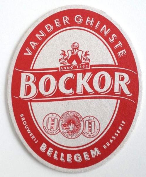 Bierviltje "Bockor" - Vanderghinste - Brouwerij Bellegem 10., Verzamelen, Biermerken, Nieuw, Viltje(s), Ophalen of Verzenden